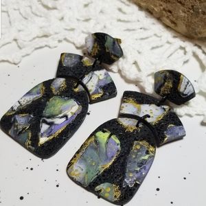 "Patchwork" earrings